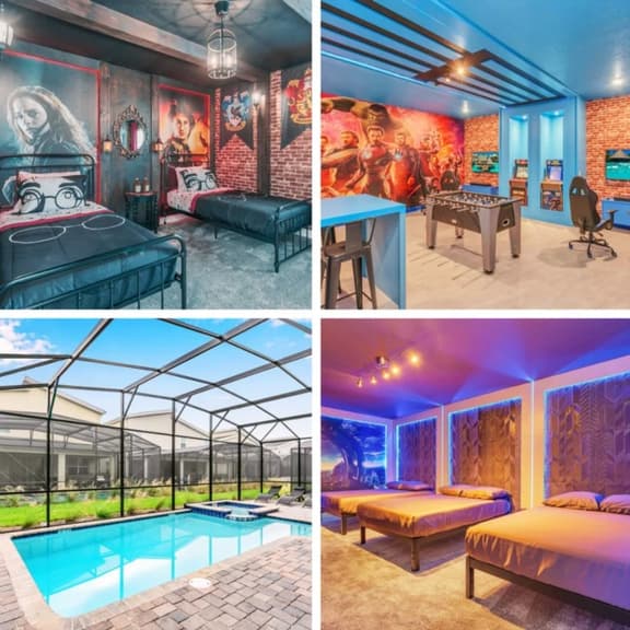 Huge 9-Bedroom Luxury Villa near Disney with Pool