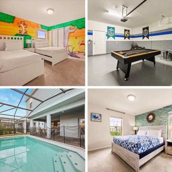 Grand 7Bed Family Villa: Pool, Spa & Games Room
